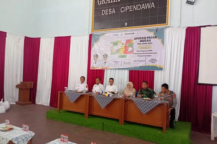 Wakil Bupati Cianjur Hadiri Pasar Murah, Masyarakat Menabung Perkuat Ekonomi Daerah